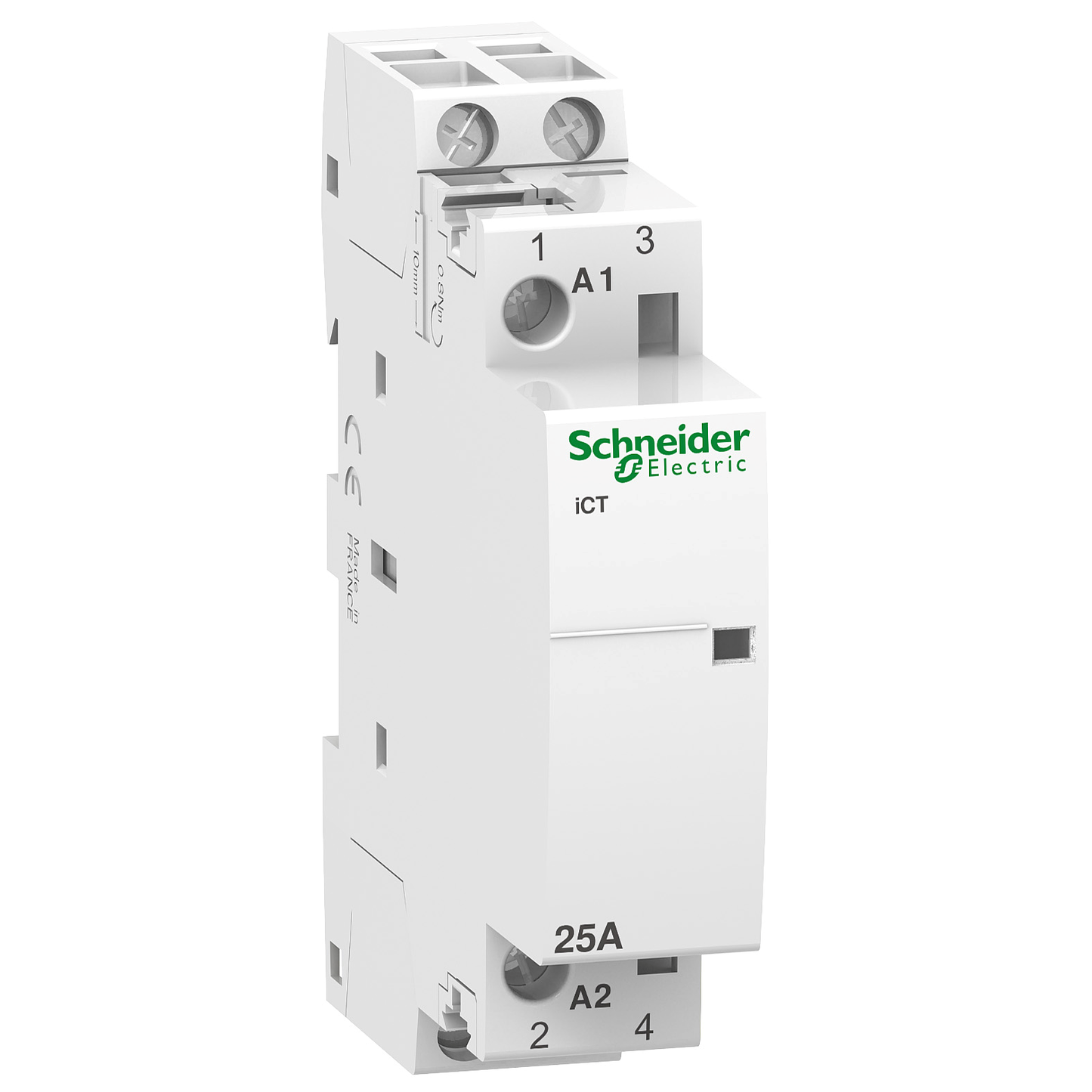 Schneider Electric-A9C24732-Acti9 iCT - Contacteur auxiliarisable - 2P - 25A - 2NO - 230/240Vca - 50Hz