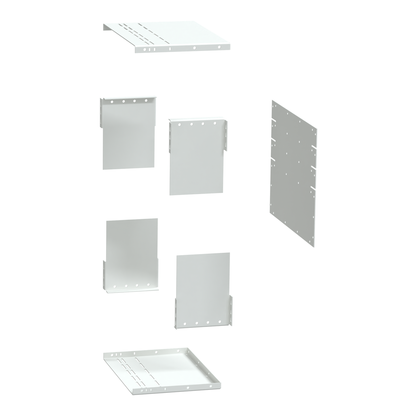 Schneider Electric-LVS04954-PrismaSeT P - Capot raccordement reporté - 4 à 6M - Forme 4b - L200