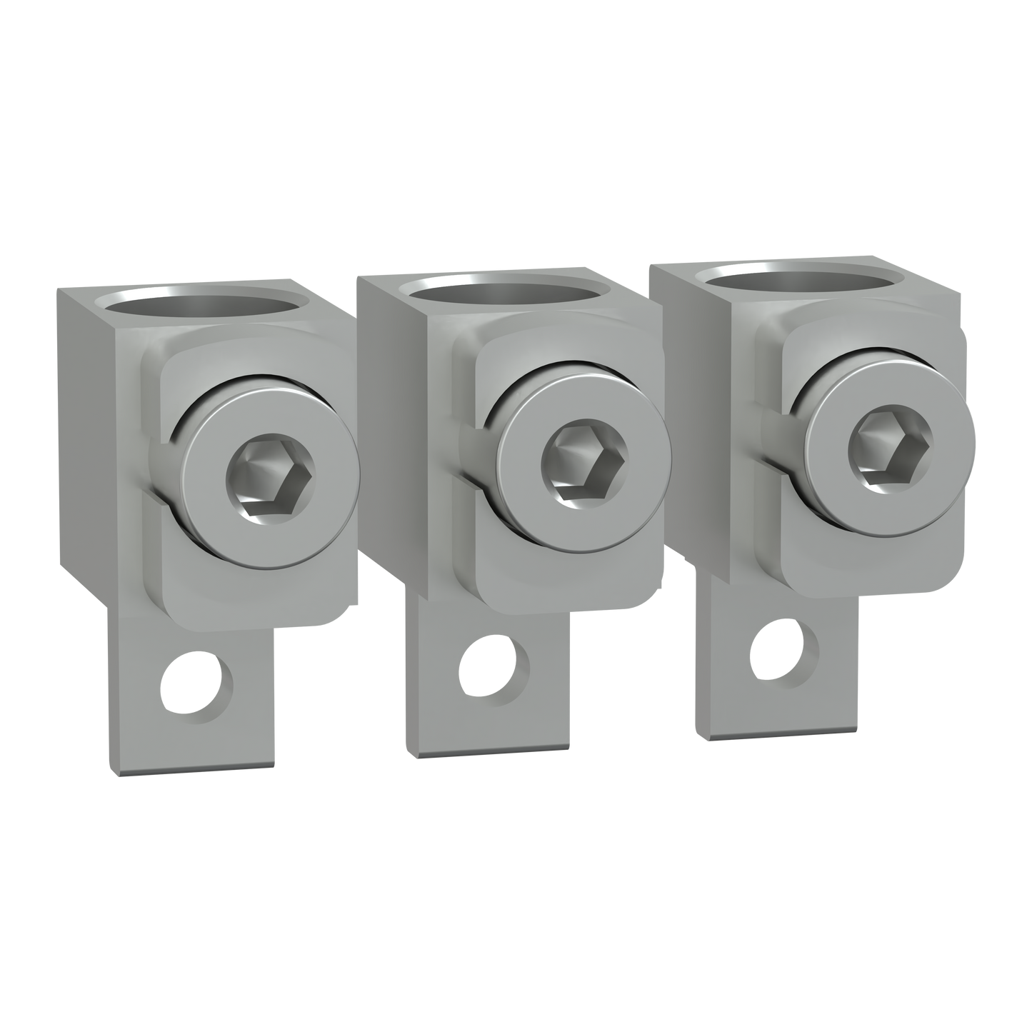 Schneider Electric-TPSCON49-TransferPacT TA250 - 3 bornes Alu pour câble 120 à 240mm² - séparateur de phases