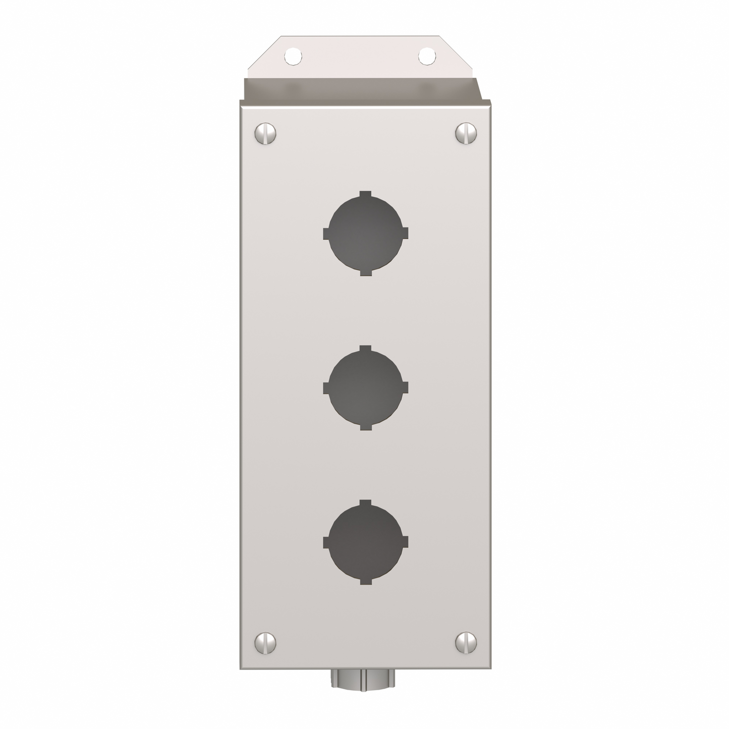 Schneider Electric-9001KYSS3-Harmony 9001KY - boîte à boutons vide - métallique - 3 perçages horizontaux