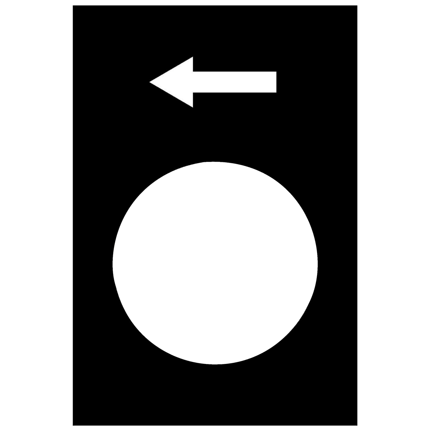 Schneider Electric-ZB2BY2904-Harmony - étiquette - 30x40mm - noir - gauche ou descente, PV