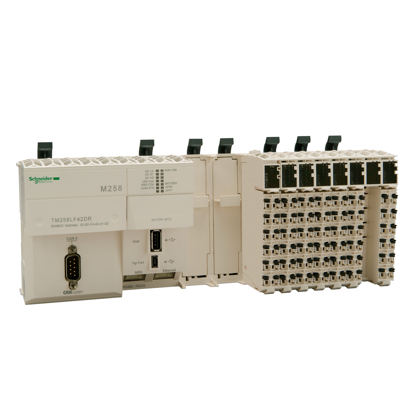 Schneider Electric-TM258LF42DR-Modicon M258 - M258 ctrl eth can sl 2pci