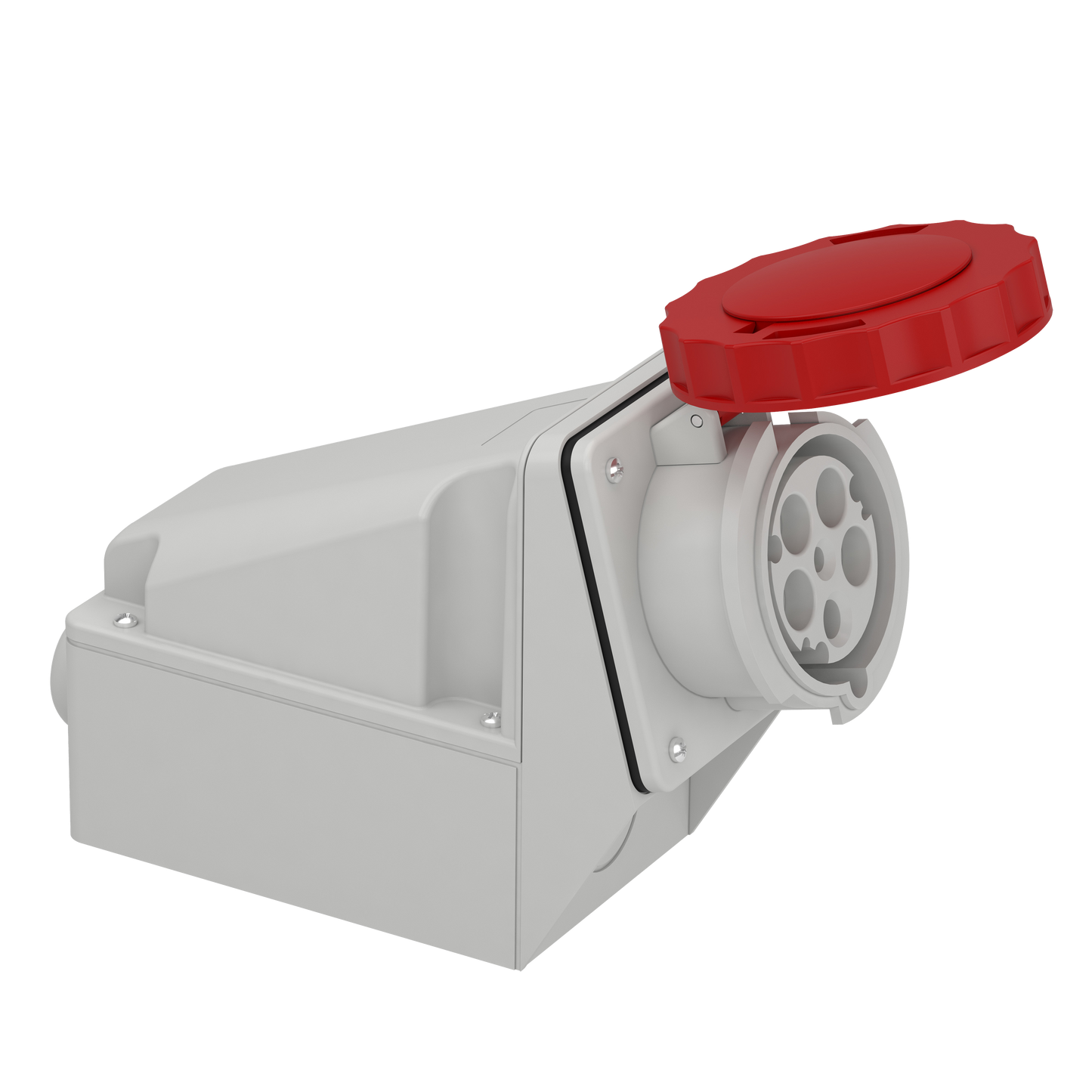 Schneider Electric-81183-Mureva - socle de prise industrielle - 63 A - 3P+N+T - 380..415 V CA - IP 67