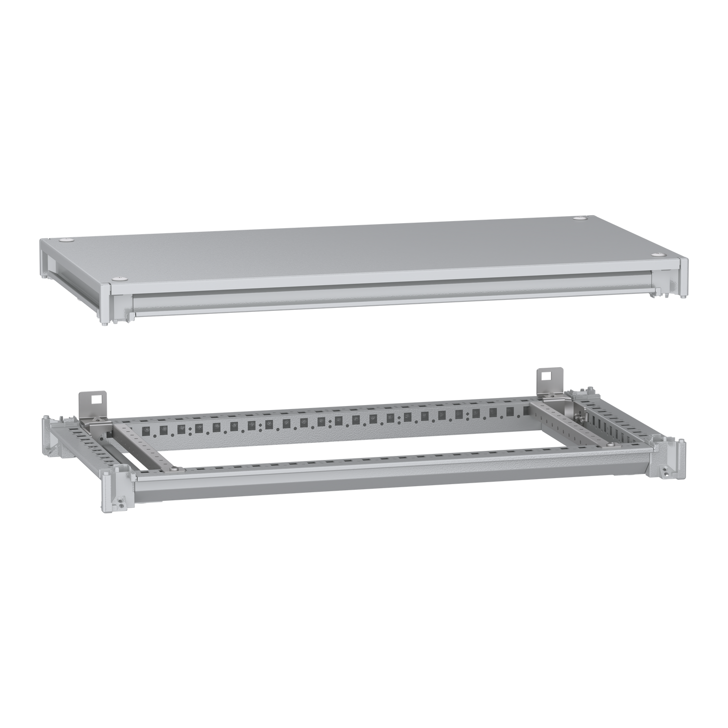 Schneider Electric-NSYSFNC84-PanelSeT SFN Kit - cadre supérieur et inférieur - 800x400 mm (Hxl)