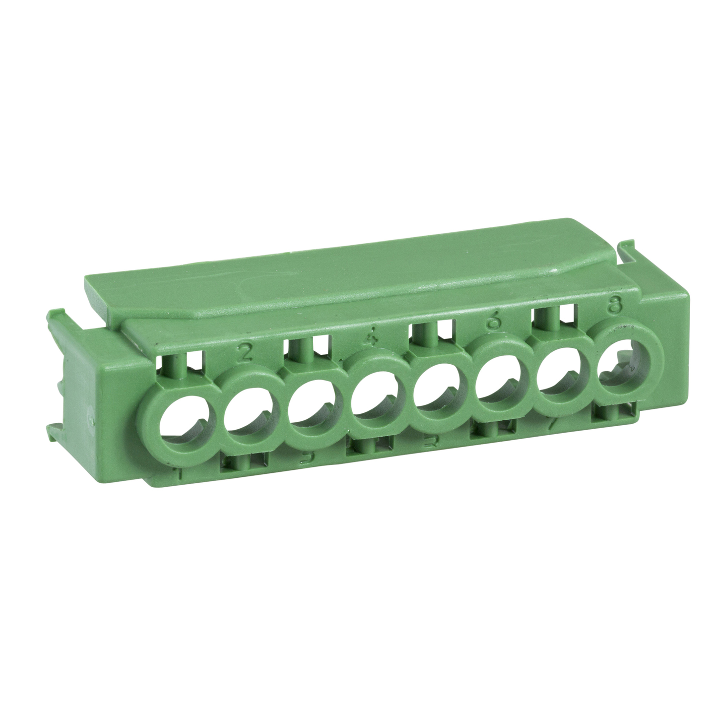 Schneider Electric-13582-MUREVA - capot IP2 pour bornier 8 trous - vert