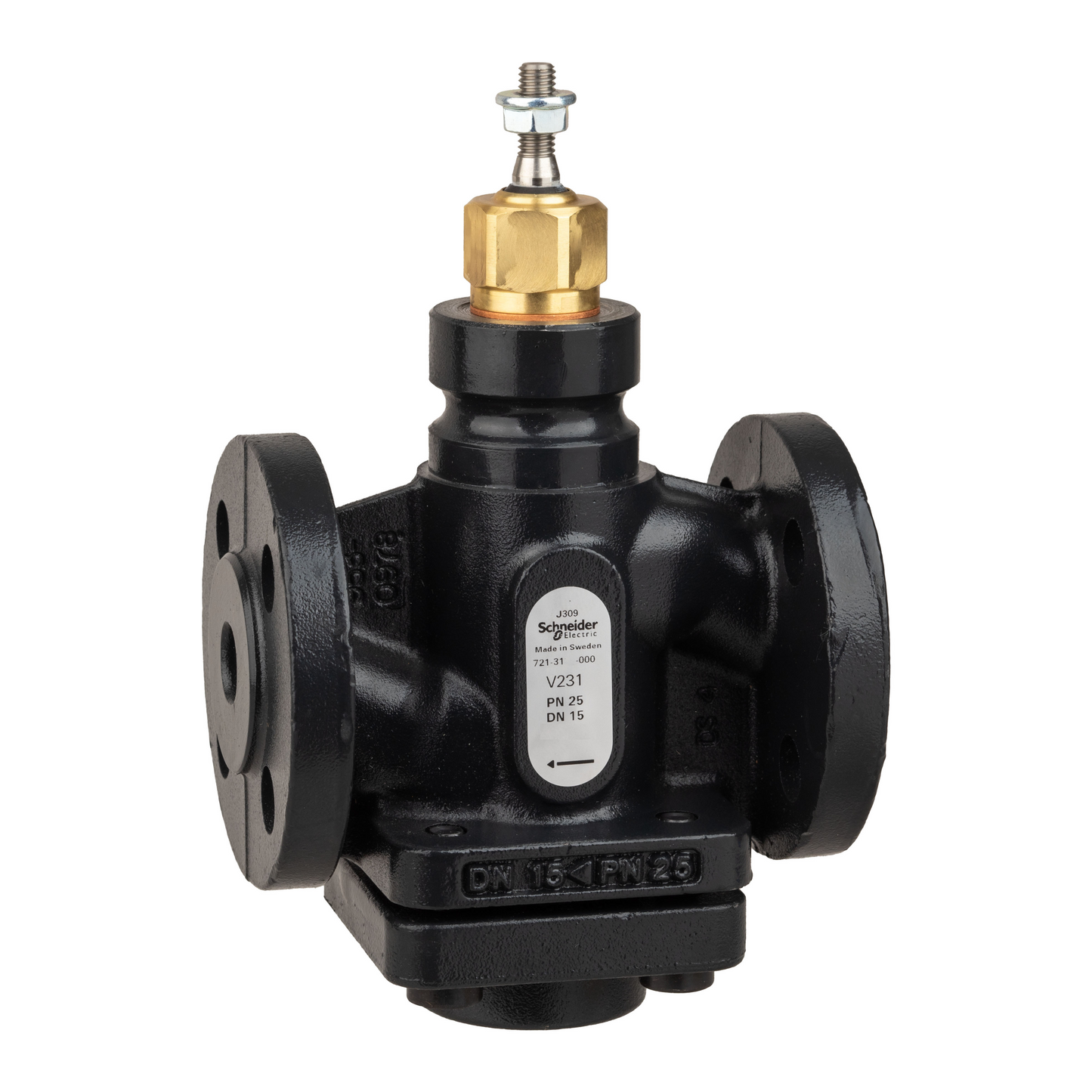 Schneider Electric-7213118000-Vanne 2 voies acier à bride PN25 DN15 Kv1