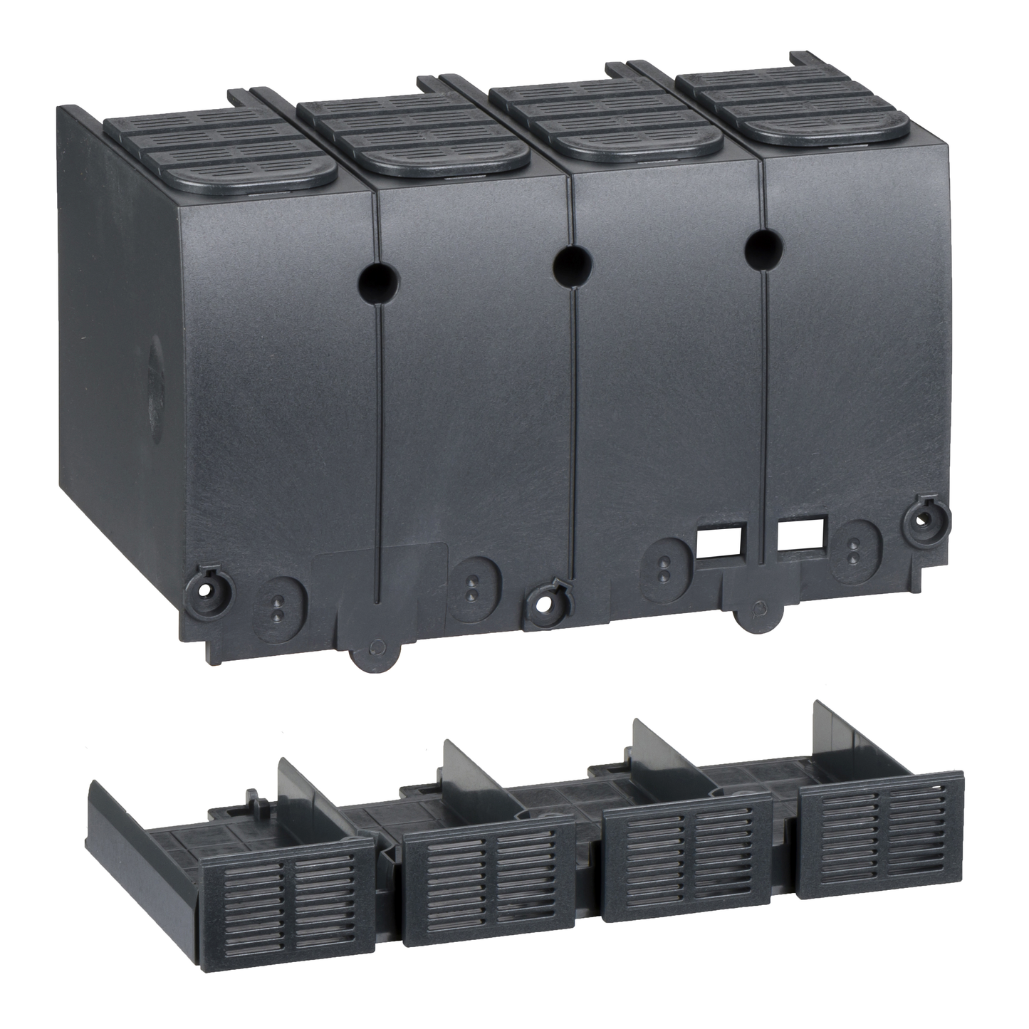 Schneider Electric-LV438326-ComPacT NSX - Cache-borne pour mise en série - 4P - pour NSX100-250