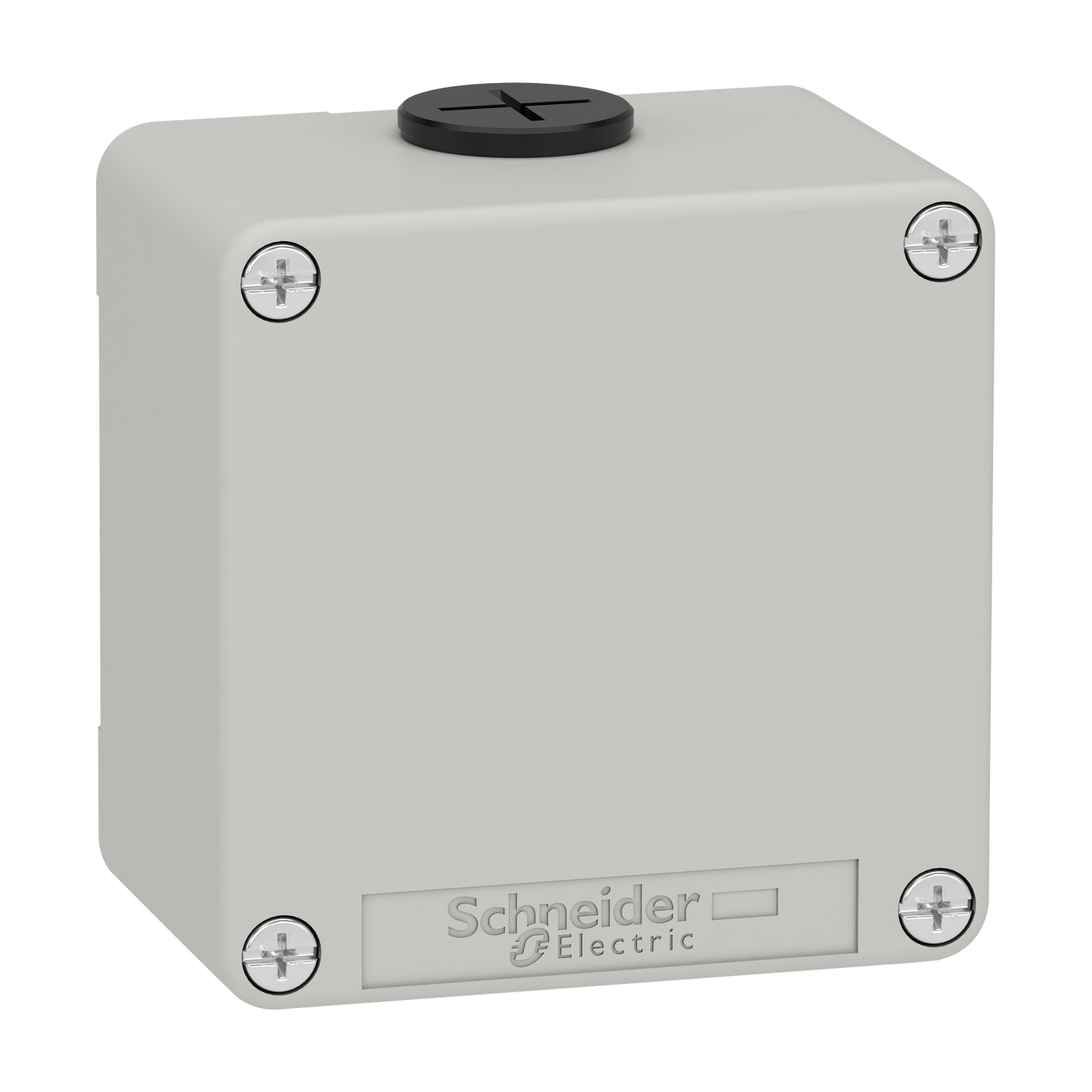 Schneider Electric-XAPD11-Boite métal vide grise - M20 x2 - non percée - 80x80x51,5 mm - UL cULus