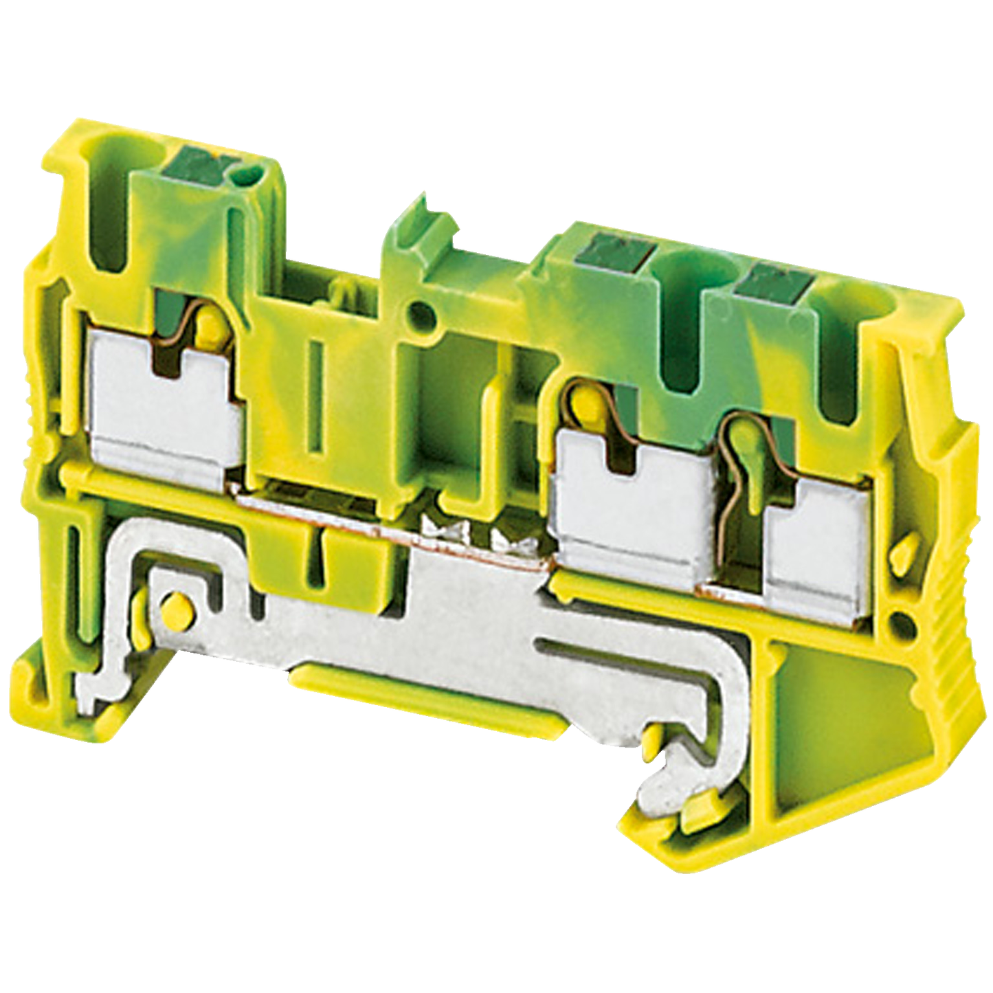 Schneider Electric-NSYTRP23PE-Borne push-in - pour conducteur de protection - 3 points - 2,5mm² - vert/jaune