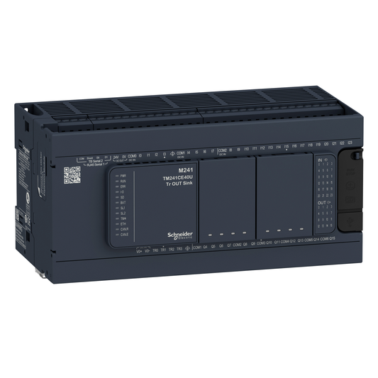 Schneider Electric-TM241C40R-Modicon M241, contrôleur 40E/S PNP+relais, 2 ports série, 100/240VCA