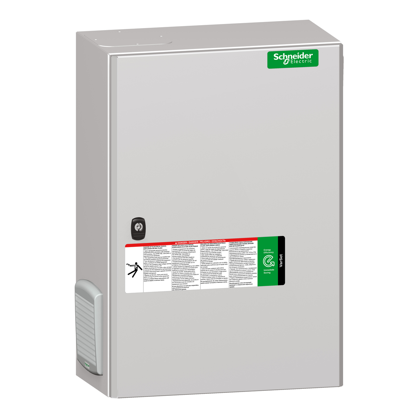 Schneider Electric-VLVFW0N03501AA-VarSet batterie de condensateurs Fixe 9kvar disj entrée Haut 400V 50Hz