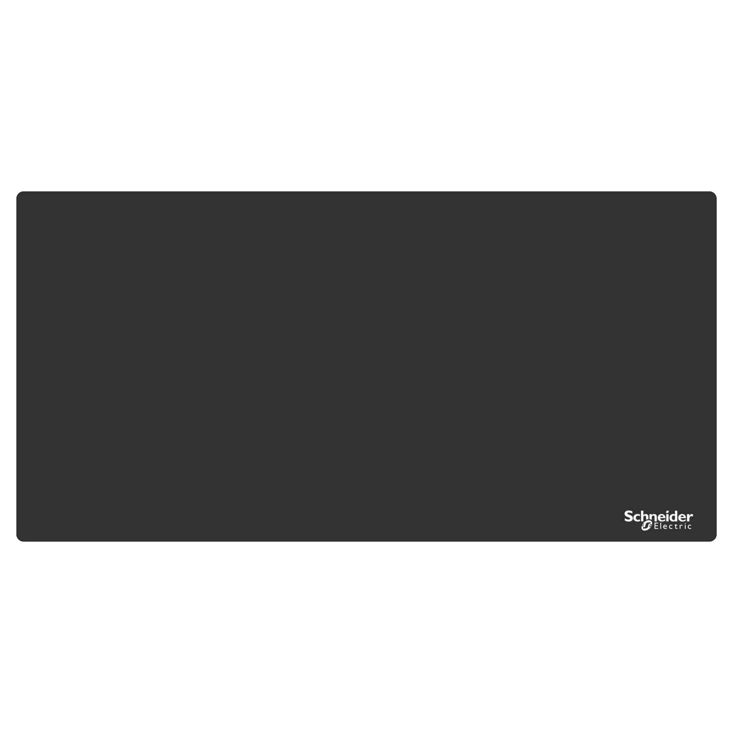 Schneider Electric-ZBYLEG402000-Harmony - plastron - panneau vierge - 400x200 - non marqué - plastique - noir