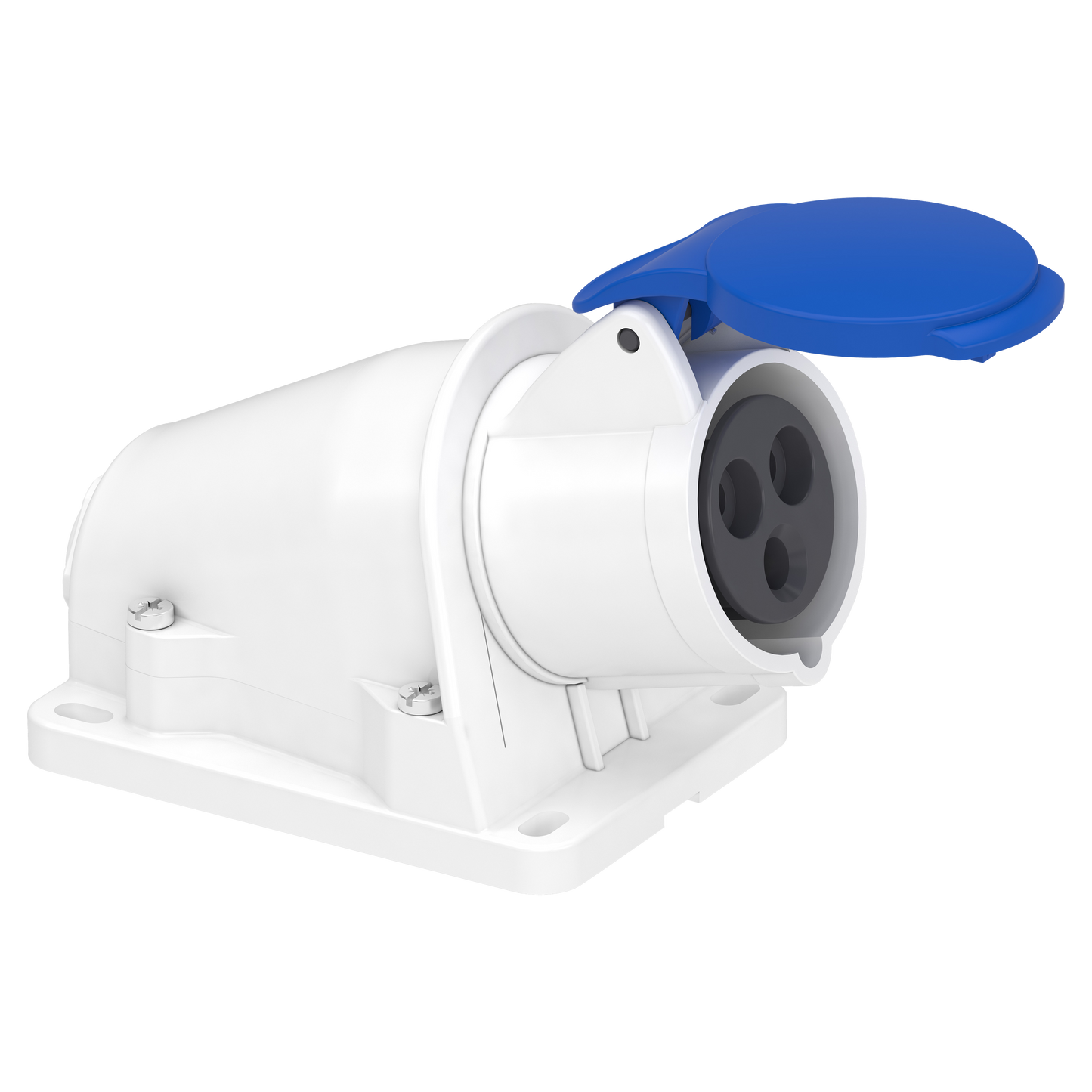 Schneider Electric-PKF16W423-Socle prise BT saille inclinée, connexion vis, IP44, 16 A 2P+T 200-250 V