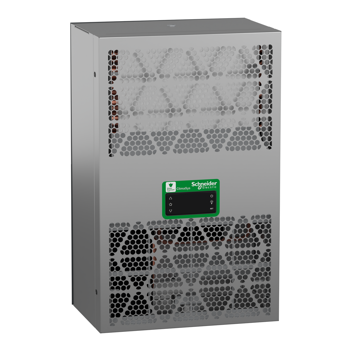 Schneider Electric-NSYCUX350DG-ClimaSys - Climatisation d'armoire - latérale - Inox - 350W - 230V
