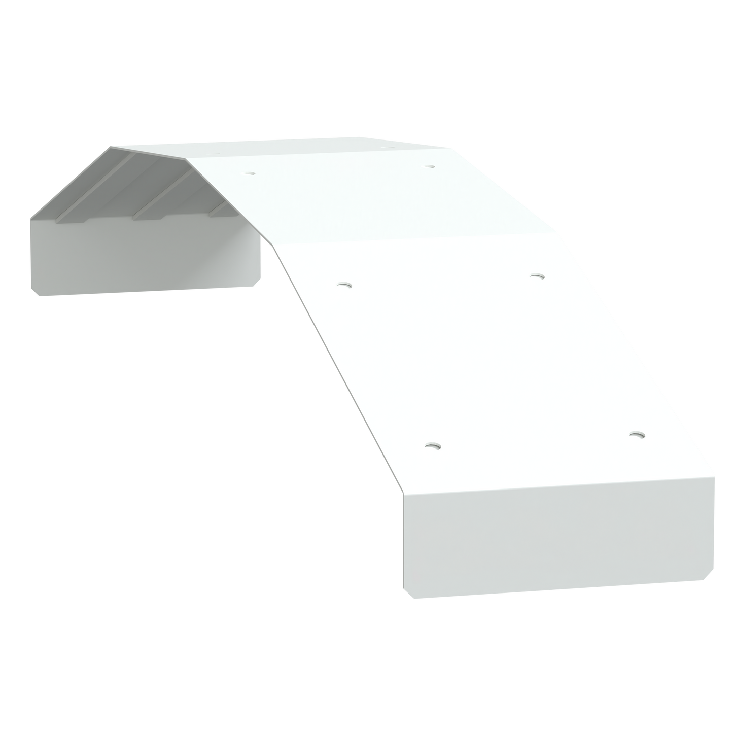Schneider Electric-KEV0400CO1W-Canalis EV - Toit galbé inter-liaison - Blanc - RAL9003