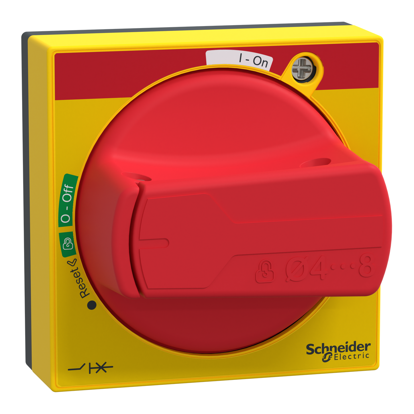 Schneider Electric-GVAPR65-TeSys GV - Poignee rotative rouge ip 65