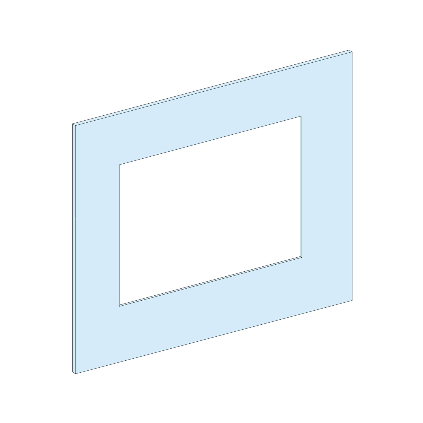 Schneider Electric-LVS03736-PrismaSeT P - Face avant ISFL 160 - 11M - vertical - L 650