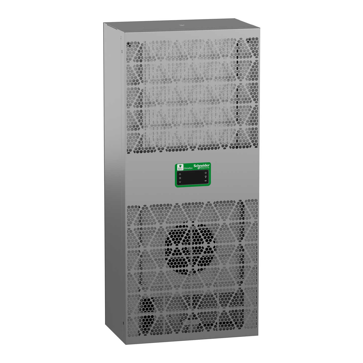Schneider Electric-NSYCUX1K2P4DG-ClimaSys - Climatisation d'armoire - latérale - Inox - 1kW - 2poles -400/460V