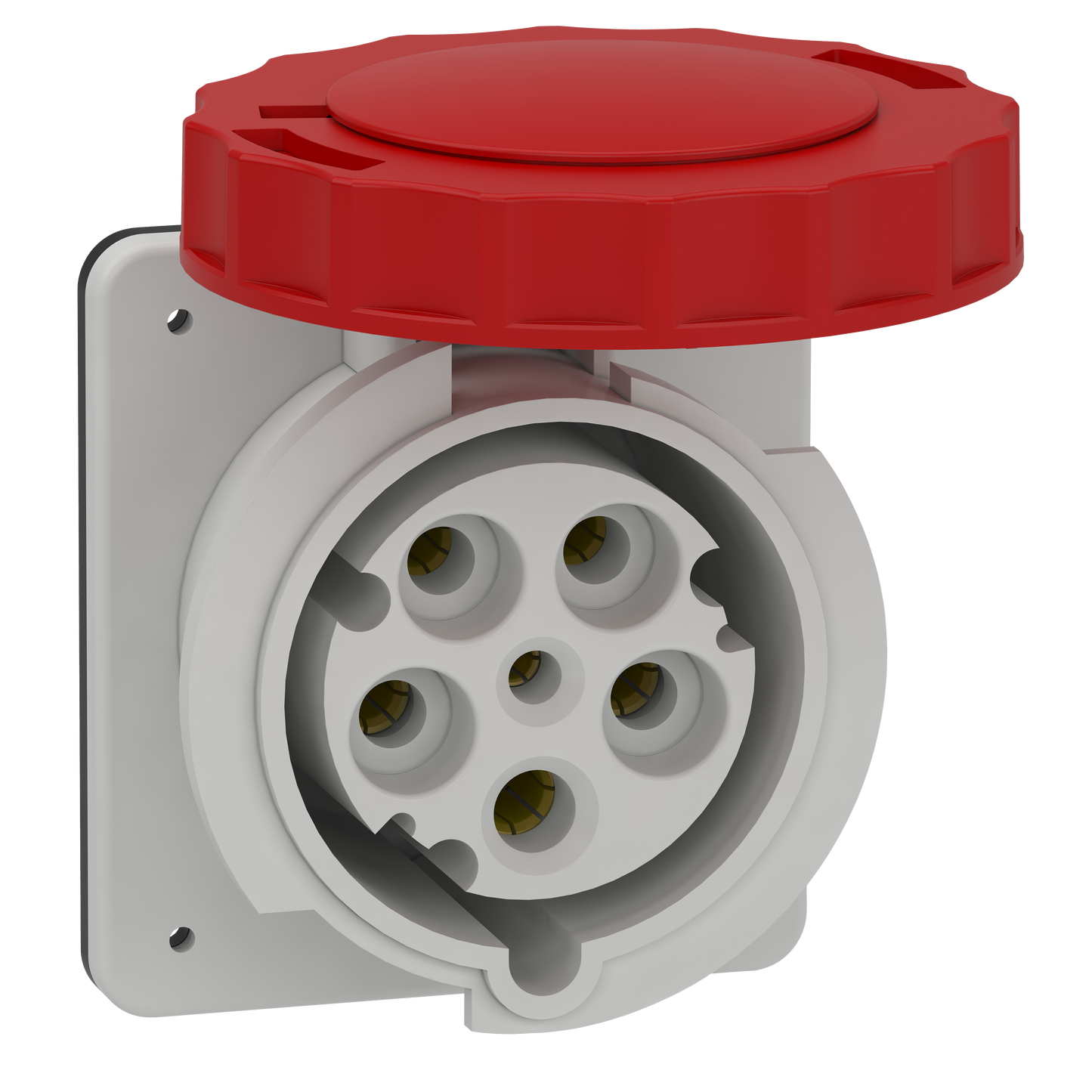 Schneider Electric-81683-Mureva - prise industrielle droite CEE - 63A 5P 380V 6U - IP67