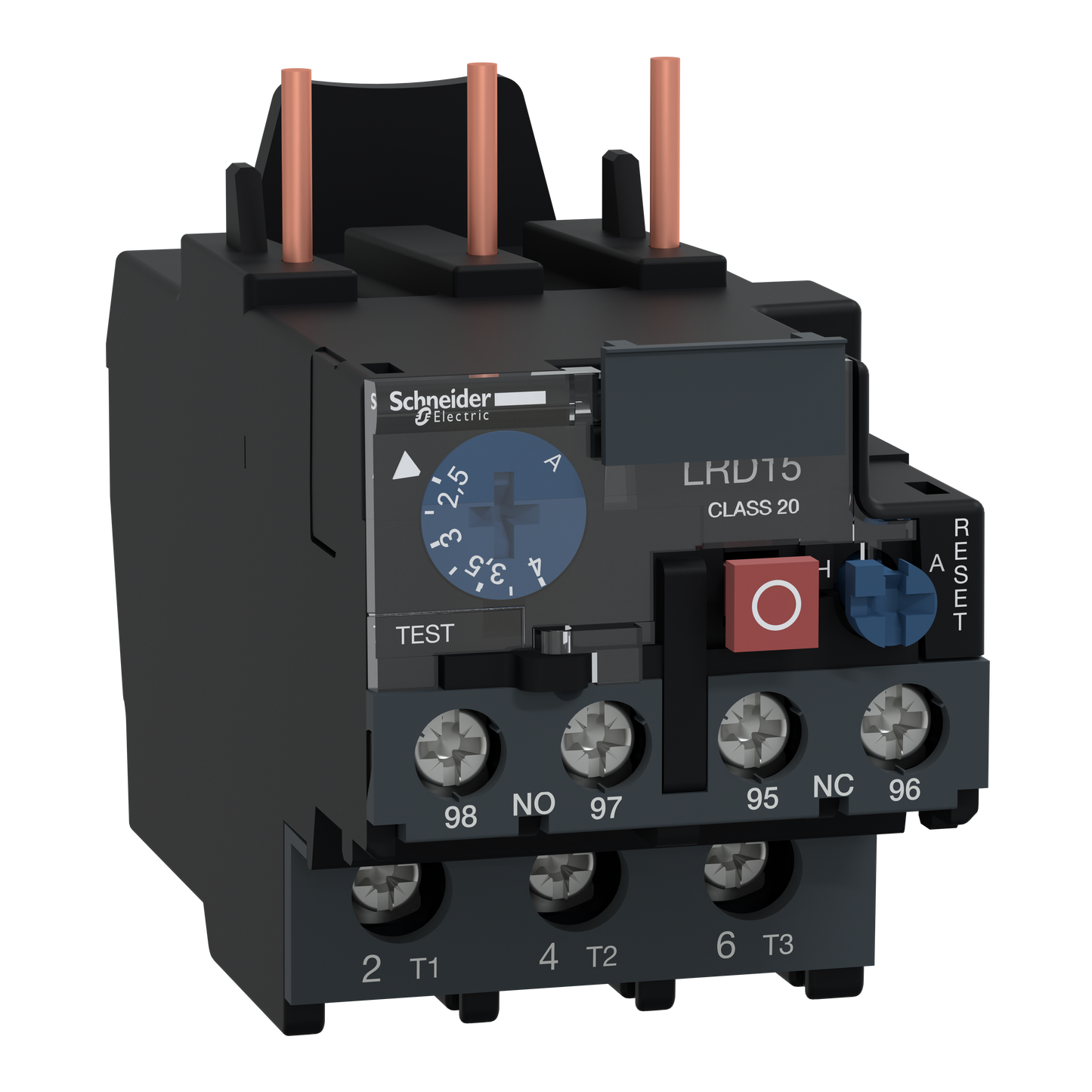 Schneider Electric-LRD1508-TeSys LRD - relais de protection thermique - 2,5..4A - classe 20