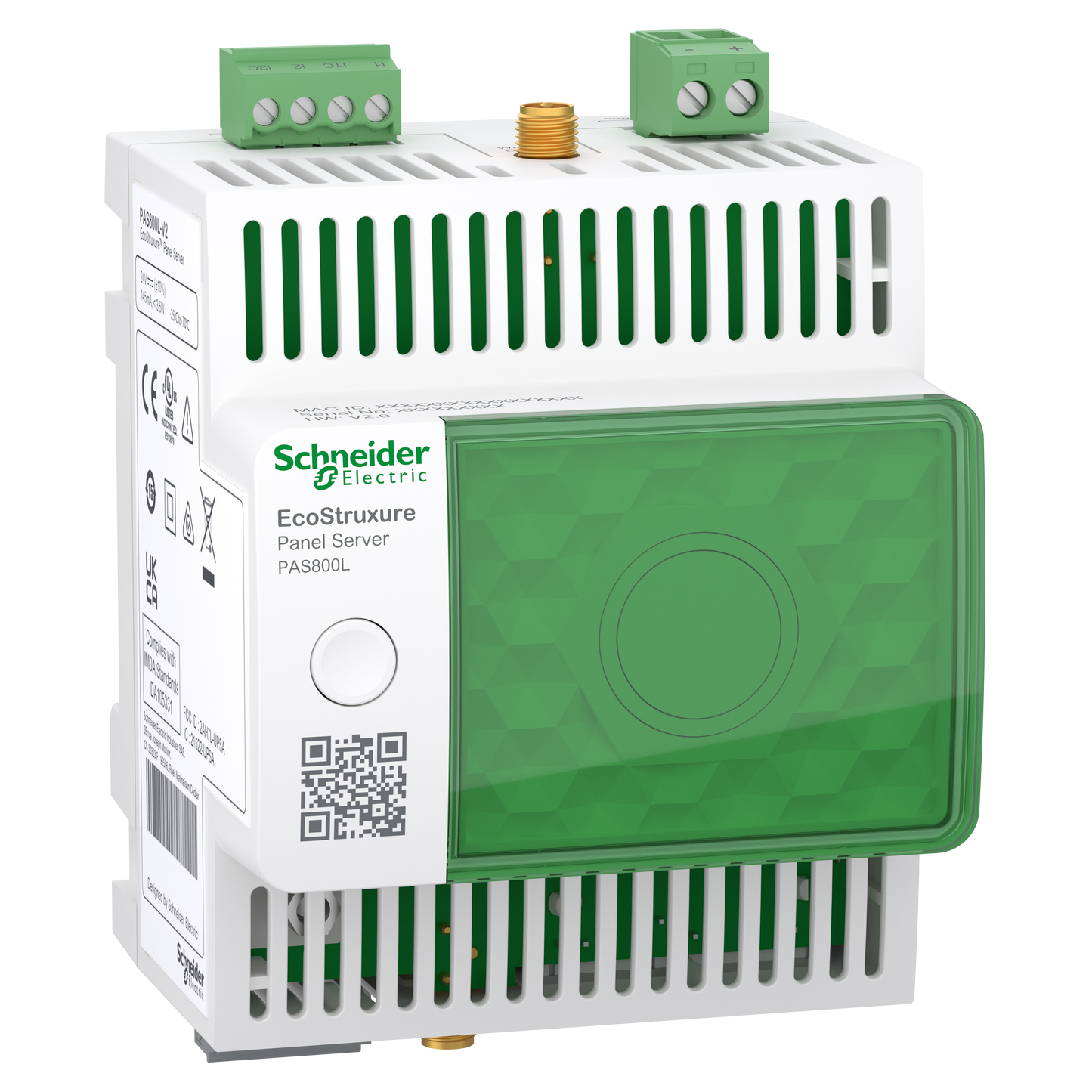 Schneider Electric-PAS800L-EnerlinX - EcoStruxure Panel Server Avancé - alim 24VDC