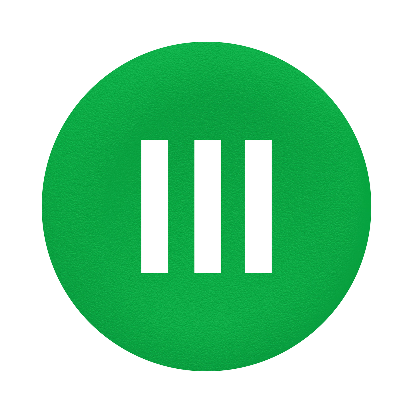 Schneider Electric-ZBAF337-Harmony - capsule pr bouton poussoir - Ø22 - affleurant lisse - 'III' - vert