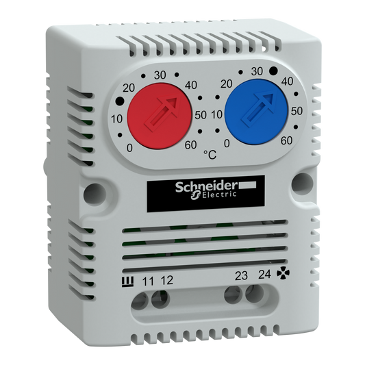 Schneider Electric-NSYCCOTHD-ClimaSys - thermostat double - à ouverture/à fermeture - °C