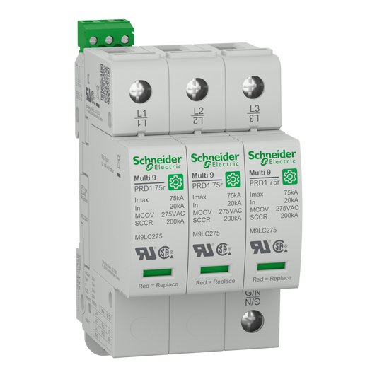 Schneider Electric-M9L23240-Multi 9 PRD1 75r 3P T1 240V Parafoudre debro UL1449