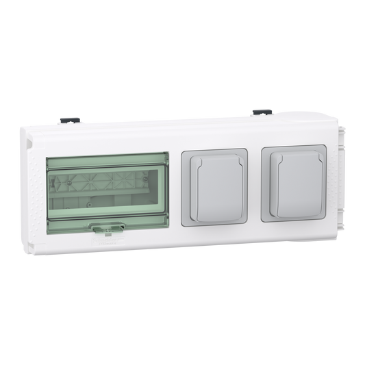 Schneider Electric-KNB32CP11D-Canalis KN - connecteur de dérivation 32A - 2 prises domestiques Schuko