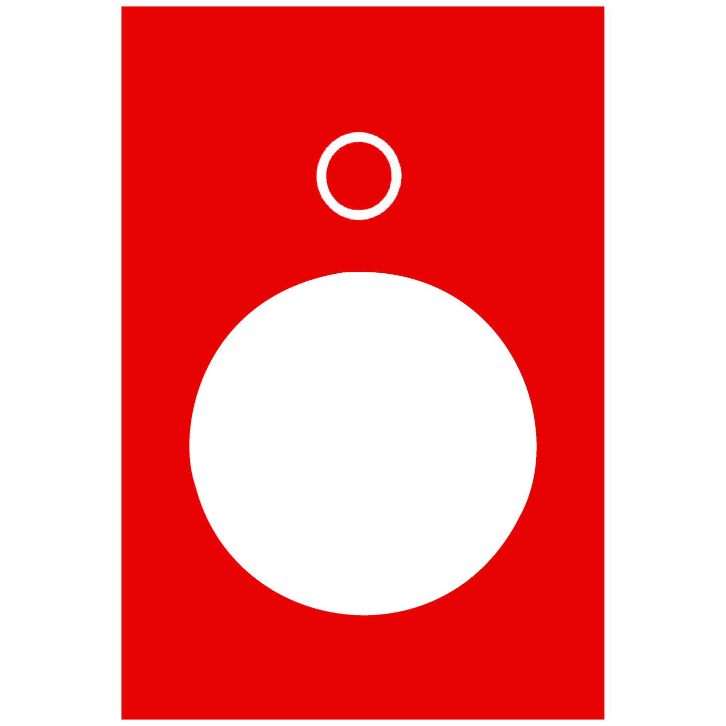 Schneider Electric-ZB2BY2931-Harmony - étiquette - 30x40mm - rouge - 0