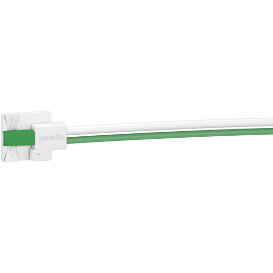 Schneider Electric-KBC16DCS101T-Canalis KB - connecteur dérivation 16A - L1+N+PE+bus - cable 1m