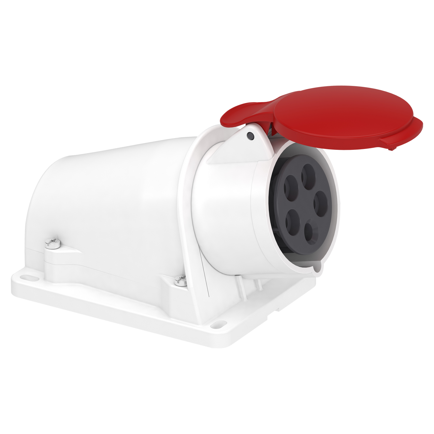 Schneider Electric-PKF16W435-Socle prise BT saille inclinée, connexion vis, IP44, 16 A 3P+N+T 380-415 V