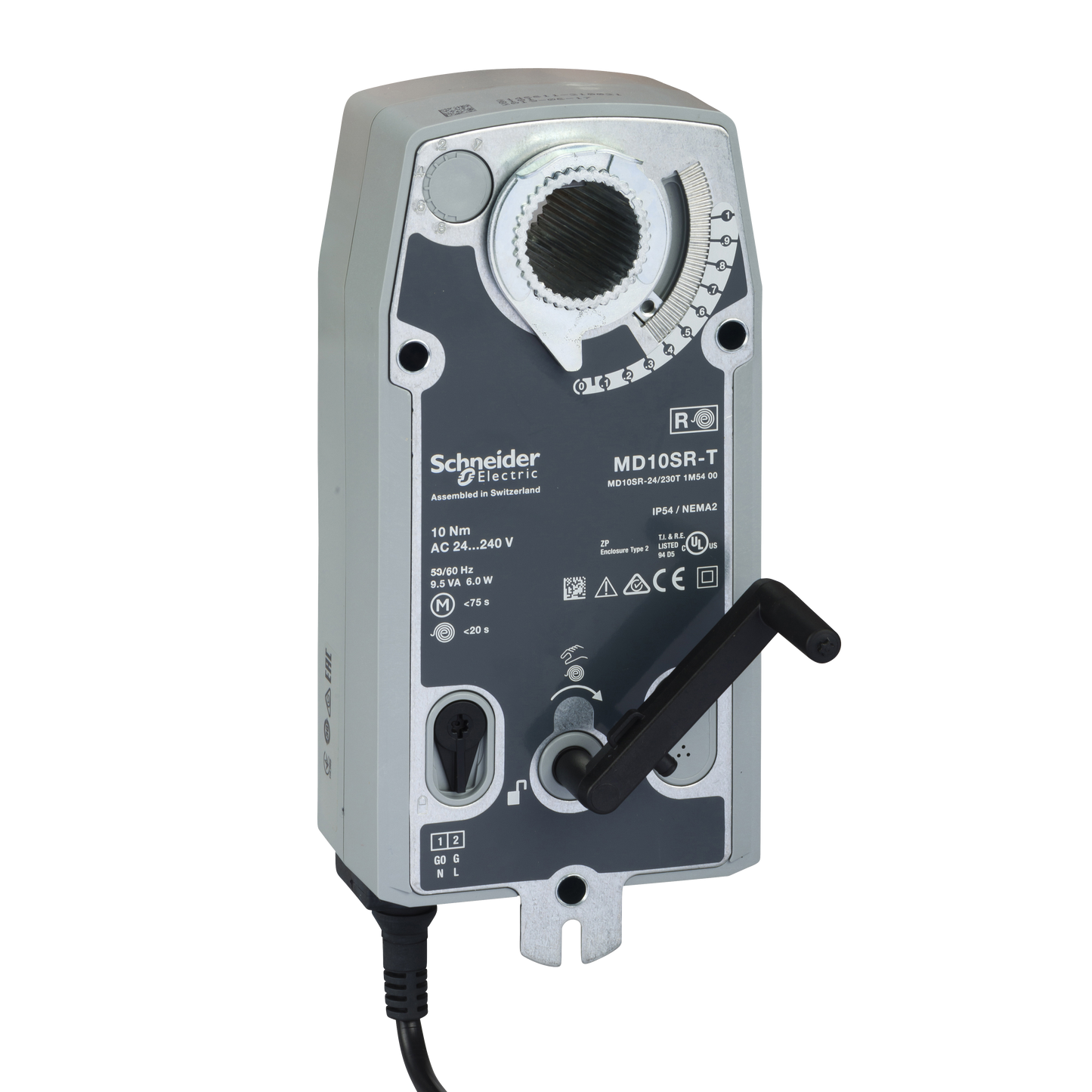 Schneider Electric-MD10SR-T-Moteur 24V/230V 10Nm signal TOR avec ressort de rappel pour registre