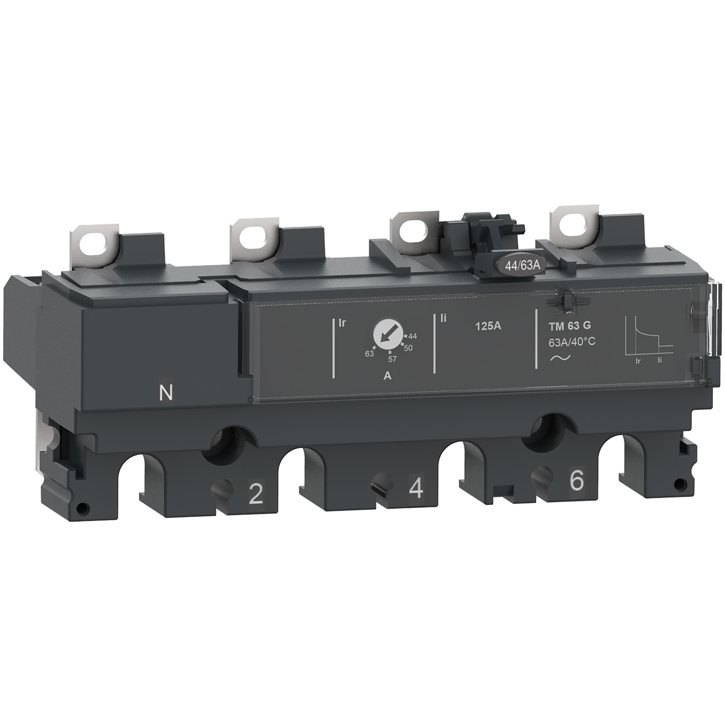 Schneider Electric-C164MG160D-ComPacT NSX - Déclencheur magnéto-thermique TM-DC-G 160A - 4P4D pour NSX160DC