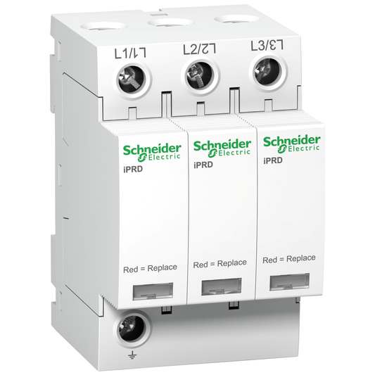 Schneider Electric-A9L65301-Acti9 - Parafoudre iPRD65r - 65kA - 460V - 3P+N + report de signalisation