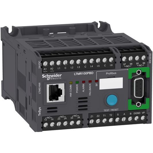 Schneider Electric-LTMR100PBD-TeSys T contrôleur moteur LTM R, Profibus DP, 24 V CC, 5…100 A
