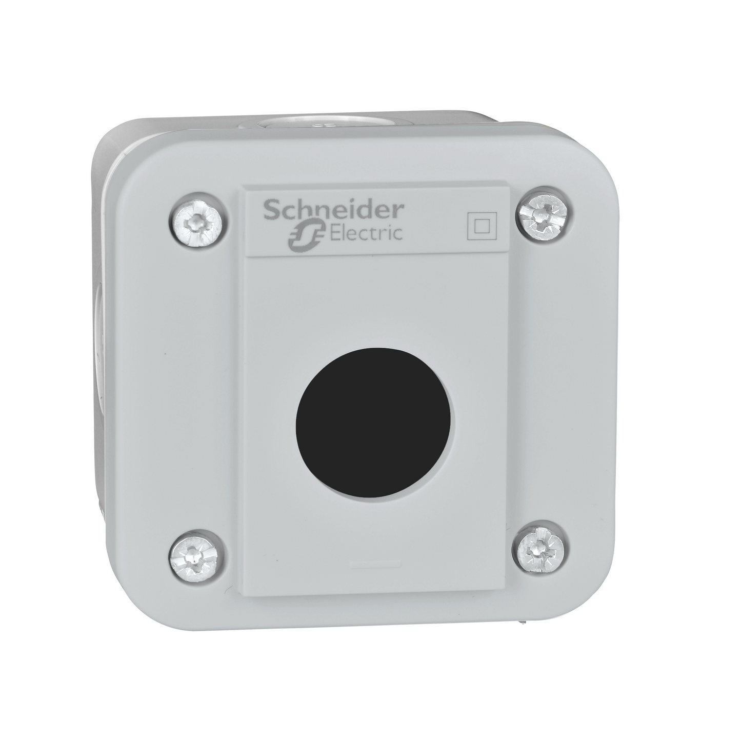 Schneider Electric-XALE1-Harmony XALE - boîte à boutons vide - base et couvercle gris clair
