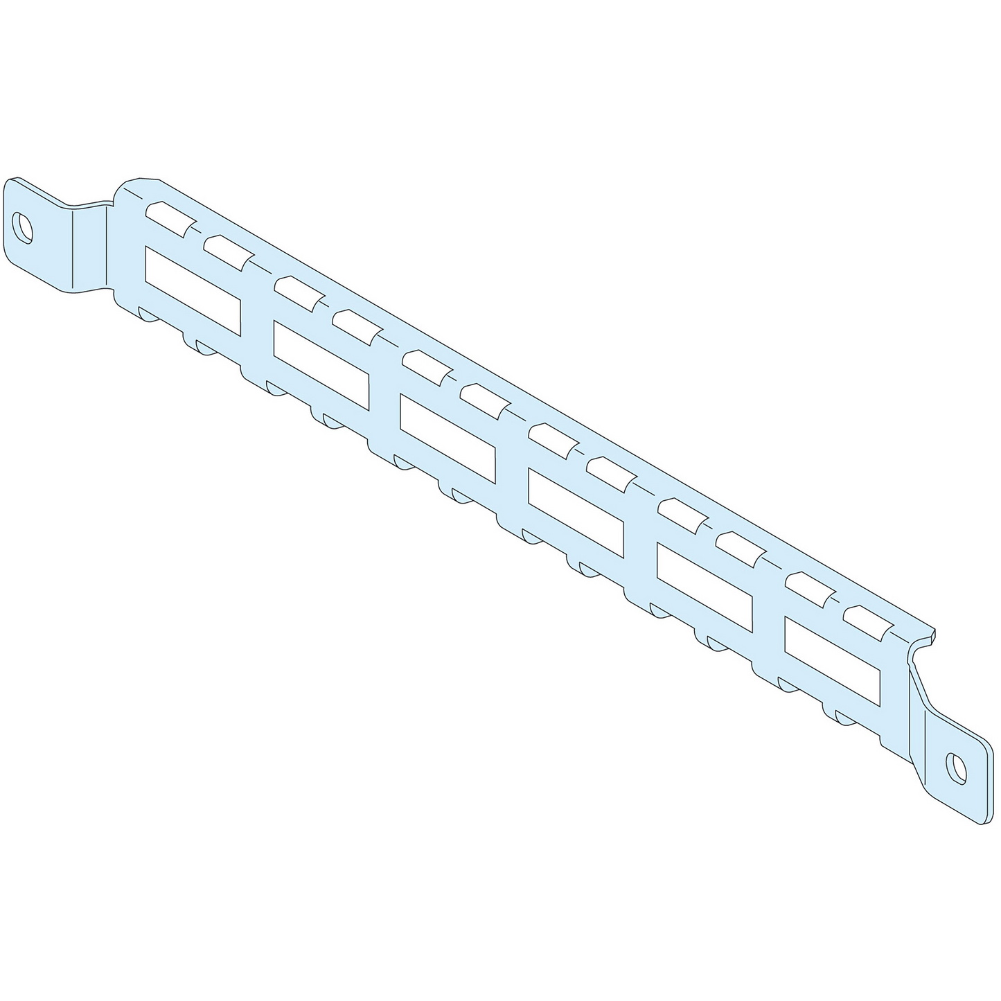 Schneider Electric-LVS08796-PrismaSeT P - Support bridage câbles - P600mm - lot de 4