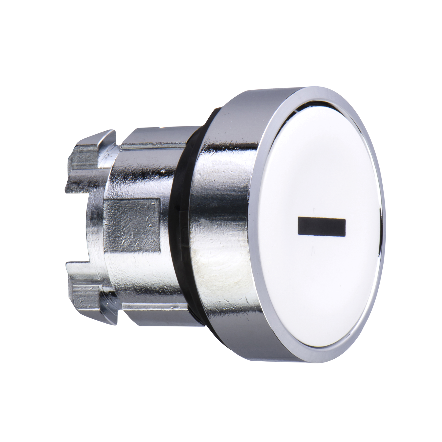 Schneider Electric-ZB4BA131-Harmony XB4 - tête bouton poussoir - affleurant - Ø22 - blanc - texte 'I'