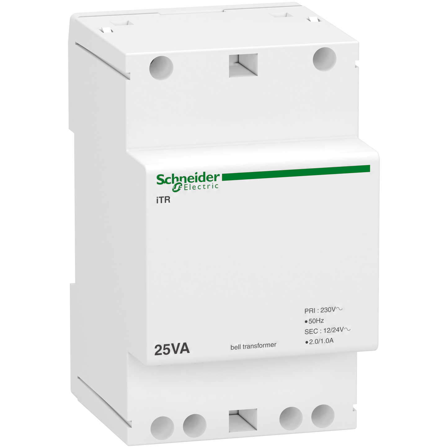 Schneider Electric-A9A15215-Acti9 iTR - transformateur de sonnerie et ronfleur - 25VA - 230Vca/12-24Vca