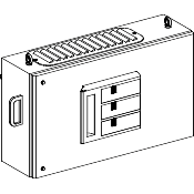 Schneider Electric-KSB400HD502-Canalis KS - coffret dérivation 400A interrupteur-sectionneur fus. DIN - 3L+PEN