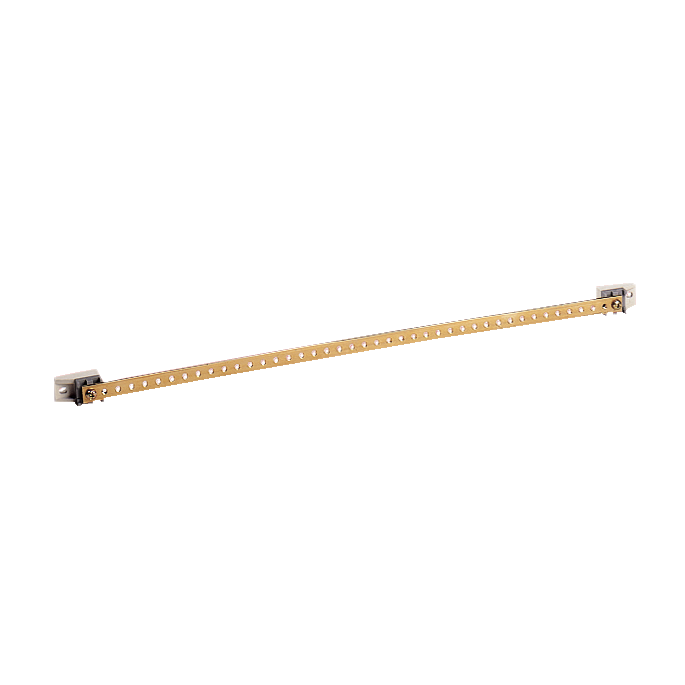 Schneider Electric-NSYAEECS-Actassi - barrette isolée pour châssis 19P - laiton - 480x10x5mm - 40 connexions