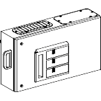 Schneider Electric-KSB250HD502-Canalis KS - coffret dérivation 250A interrupteur-sectionneur fus. DIN - 3L+PEN