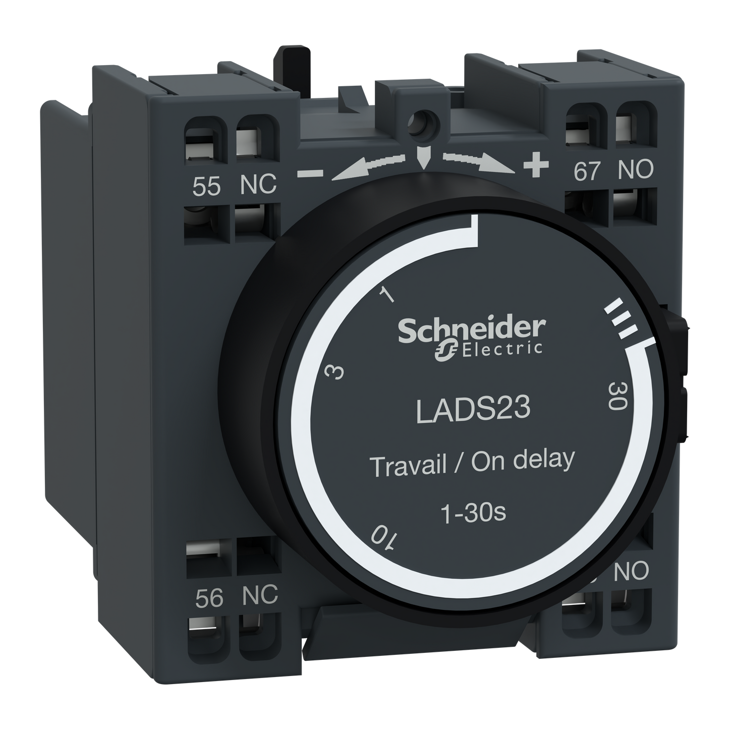 Schneider Electric-LADS23-TeSys D - bloc de contacts auxiliaires - 1F+1O - bornes à ressort