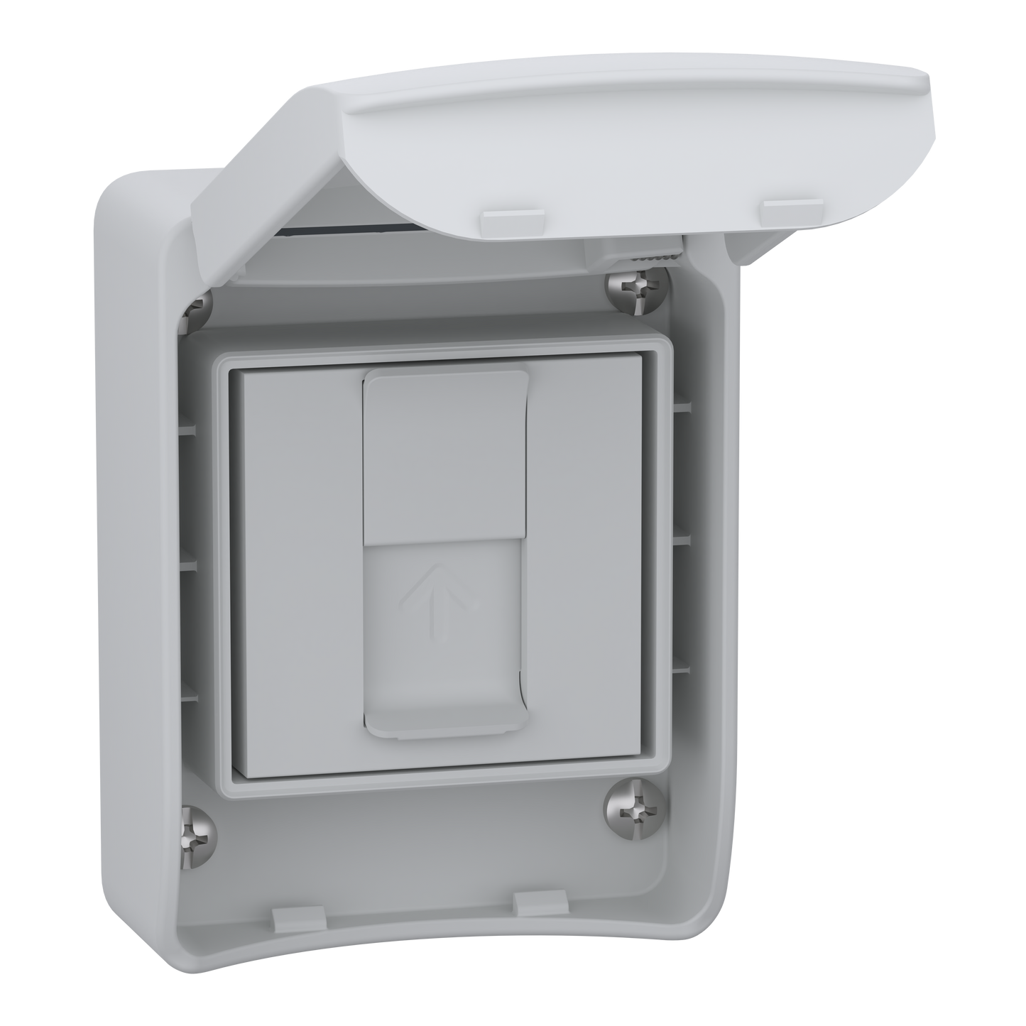 Schneider Electric-81142F-Mureva socle IP65 pour 1 prise RJ45 S-ONE