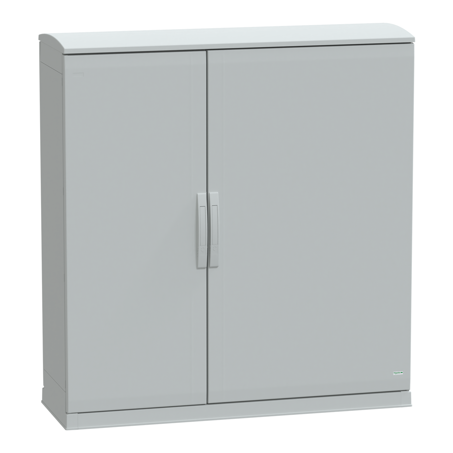Schneider Electric-NSYPLAZT12124G-Thalassa - Armoire polyester socle + toit 1250x1250x420- IP44 Ral 7035