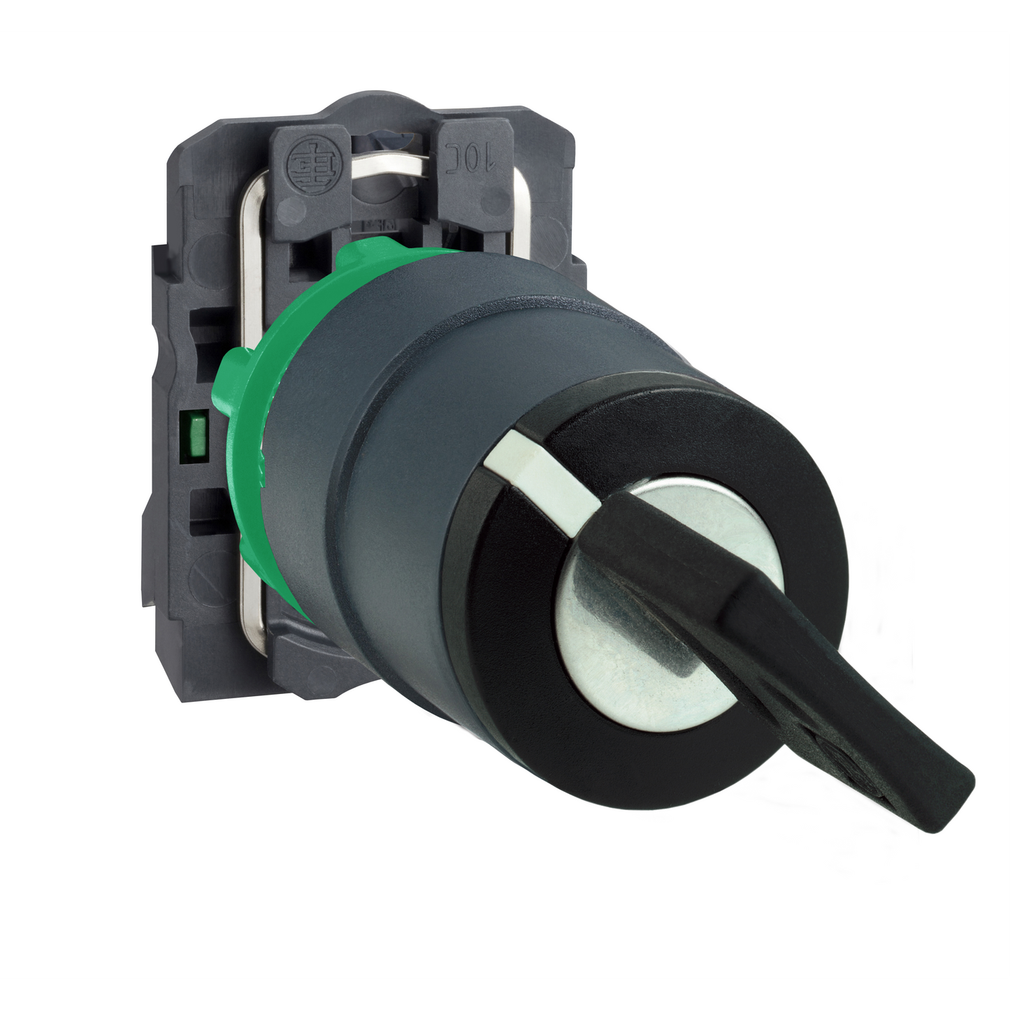 Schneider Electric-XB5AG21-Harmony XB5 - bouton à clé 455 - Ø22 - 2 pos fix - retr G - 1F - vis étrier