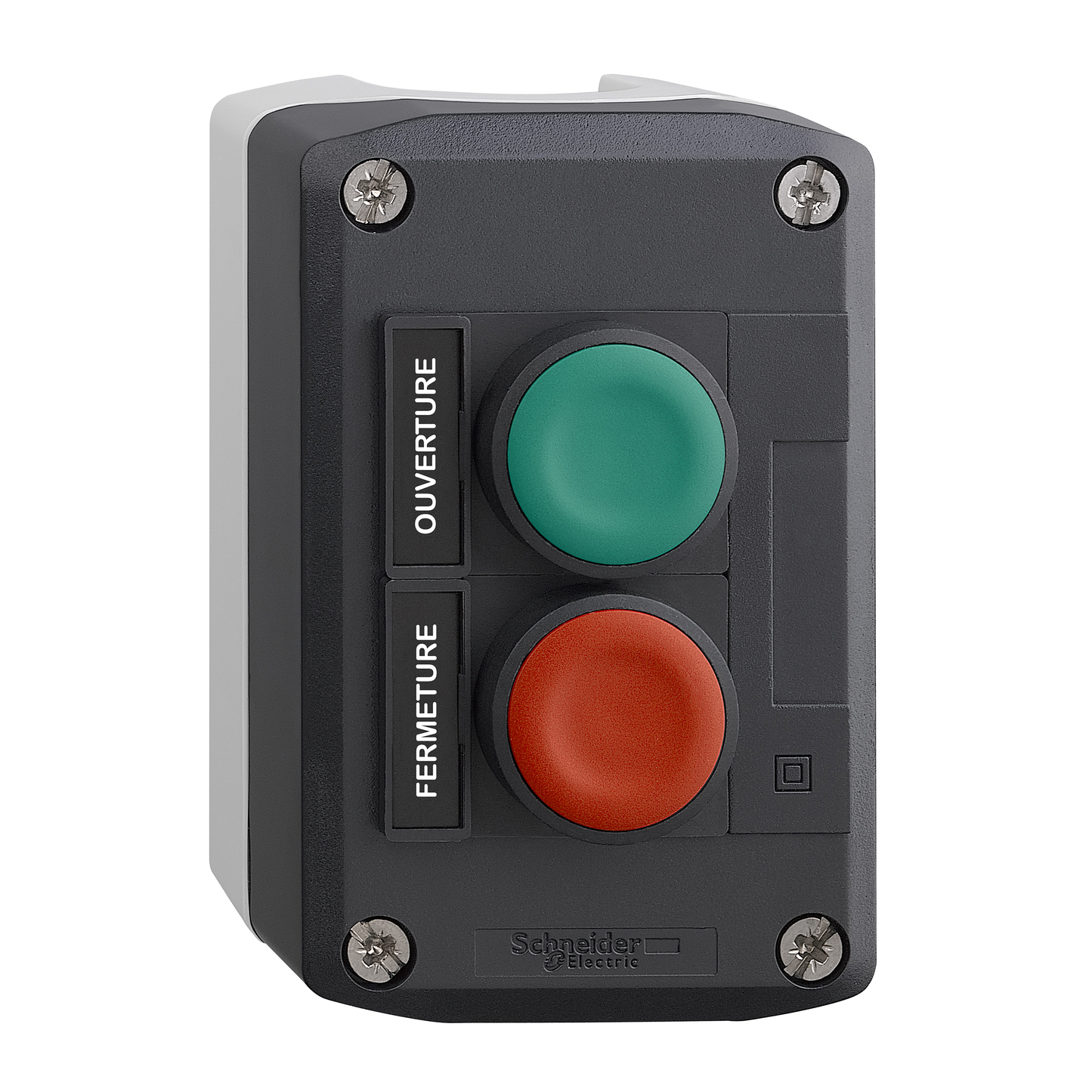 Schneider Electric-XALD241-Harmony boite - 2 boutons poussoirs Ø22 - vert /rouge