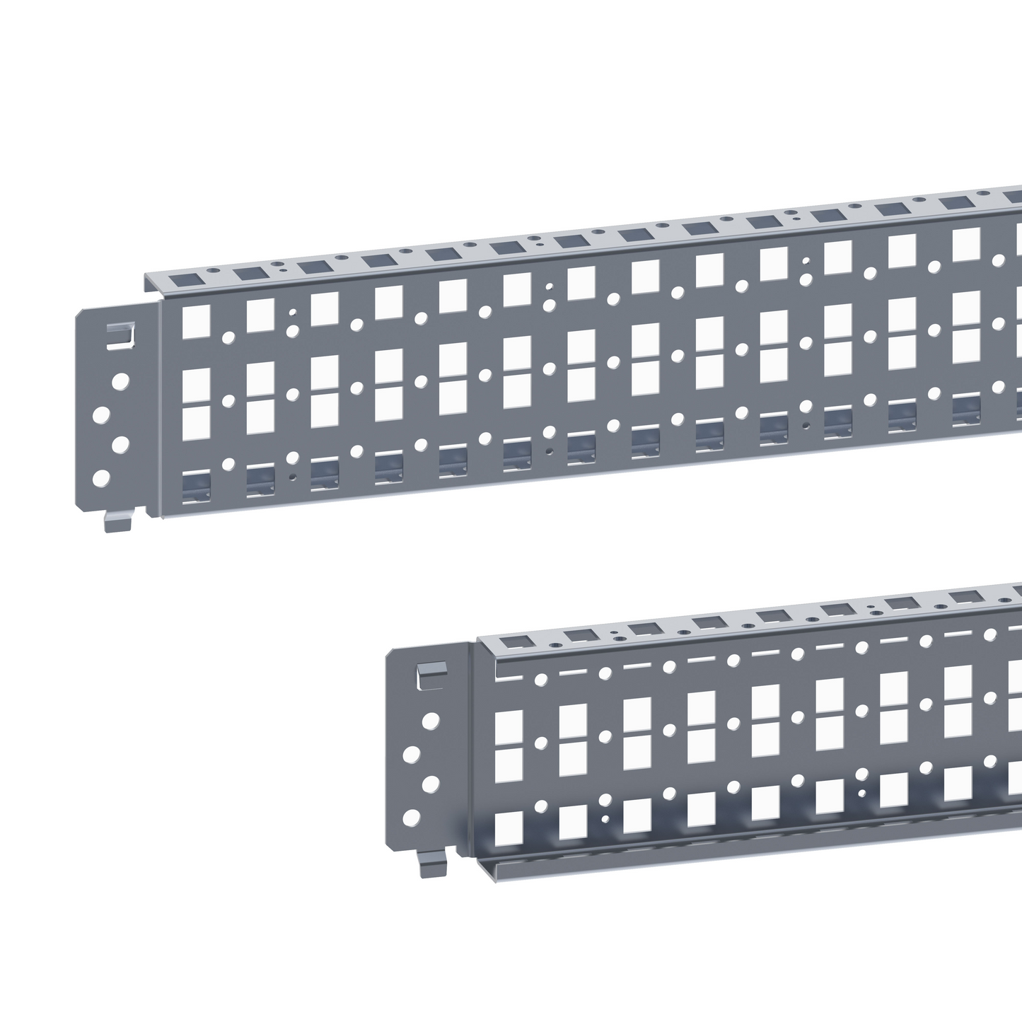 Schneider Electric-NSYSQCR9060-PanelSeT - Thalassa - 2 traverses perforées fixation rapide 3 rangées - 90x600mm
