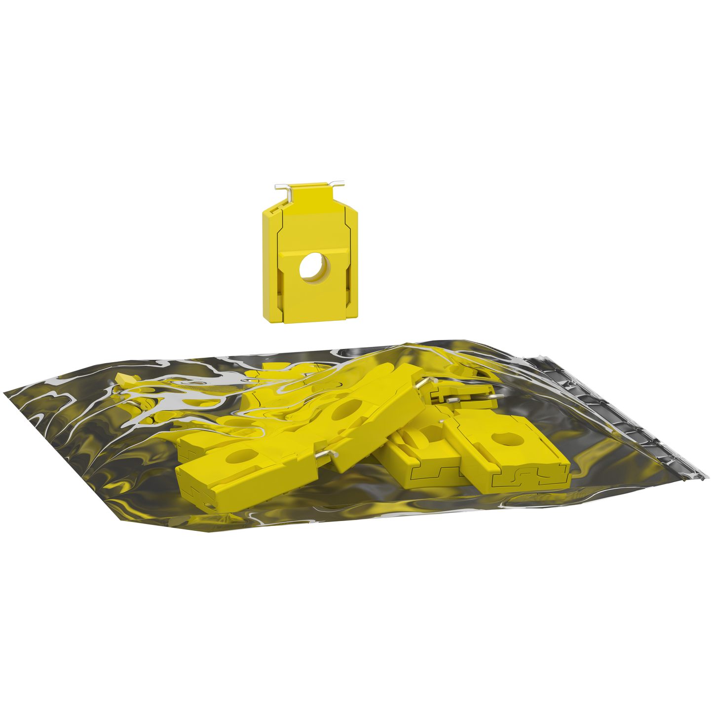 Schneider Electric-A9A19810-Acti9 - dispositif de cadenassage - lot de 10 - pour iC60 RCBO